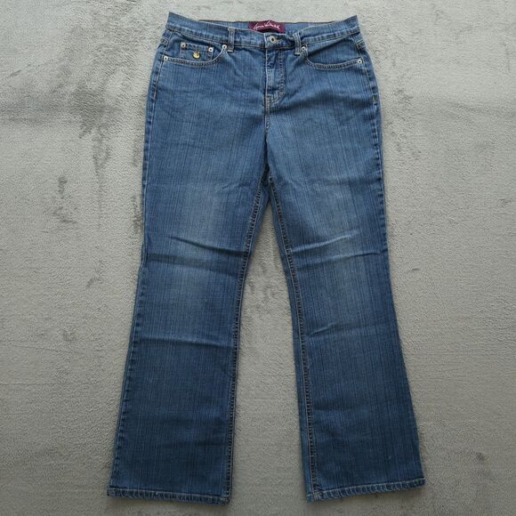 Gloria Vanderbilt Jeans Women's Size 12 Blue Mid-Rise Giselle Bootcut 29" Inseam - Picture 1 of 16
